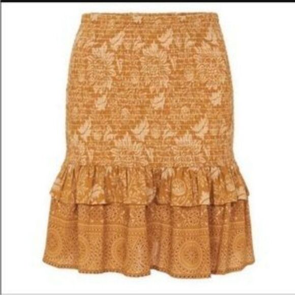 Spell Lioness Rouched Mini Skirt - Picture 3 of 6